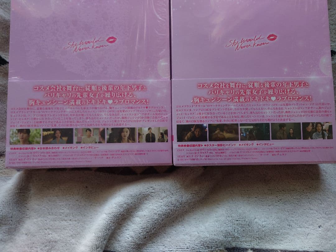 韓国ドラマ「先輩、その口紅塗らないで DVD-BOX1＆2」中古美品