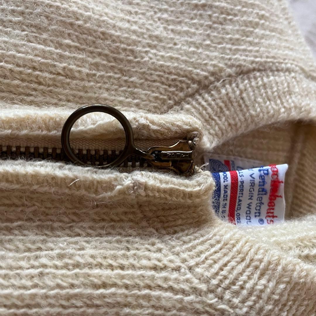 60s USA製 knockabouts pendleton knitvest