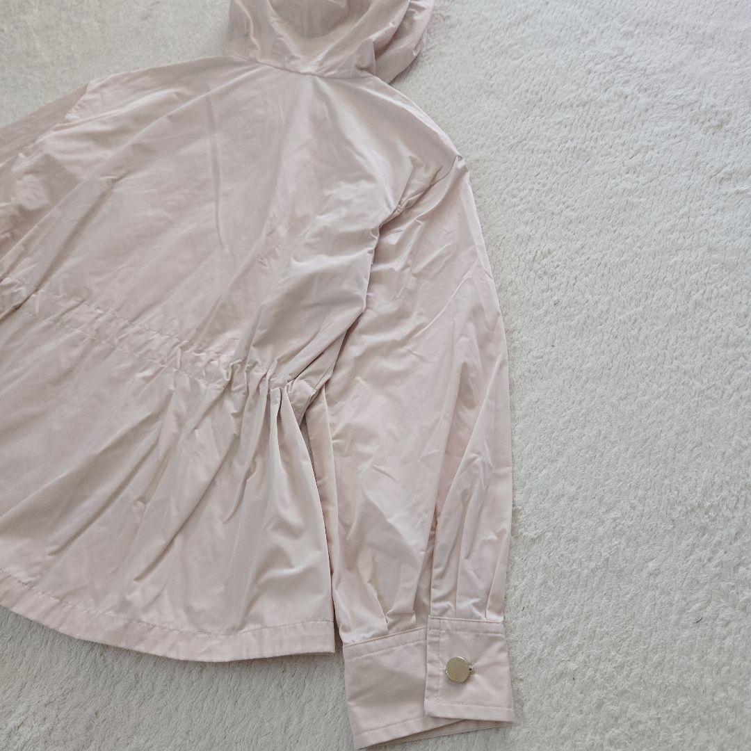 ANAYI 撥水タフタショートブルゾン 34 ベージュ