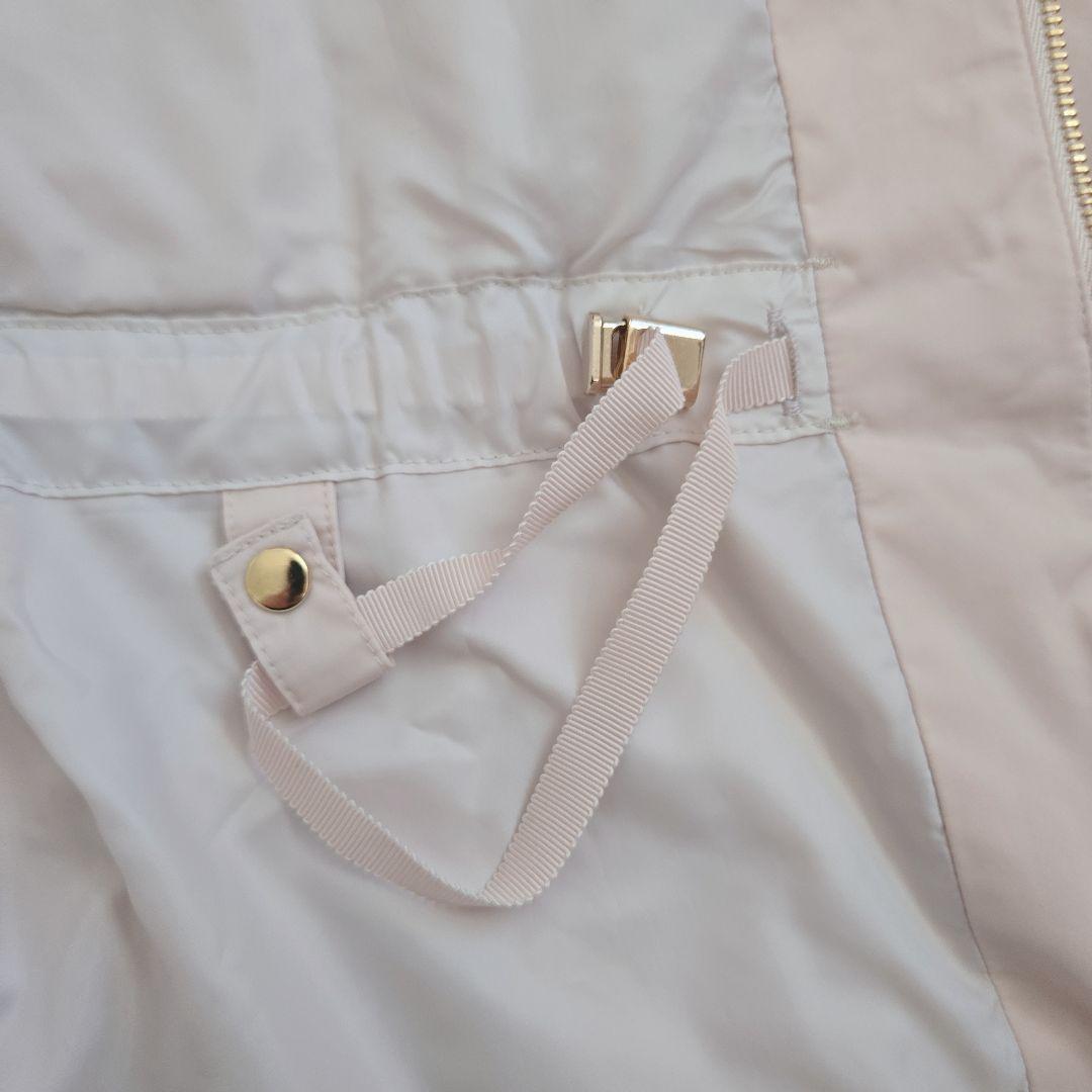 ANAYI 撥水タフタショートブルゾン 34 ベージュ