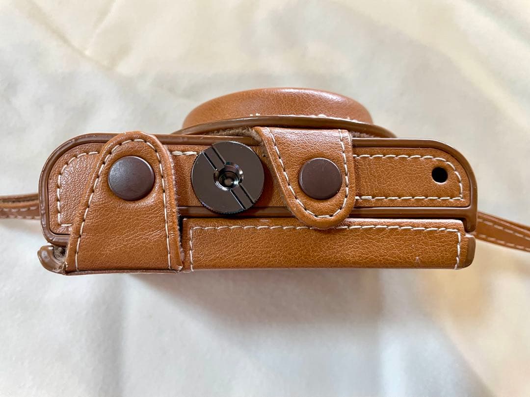 SONY コンパクトデジタルカメラ サイバーショット レザー調カバー付き