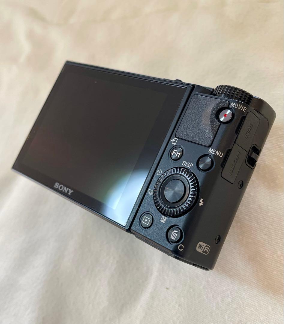 SONY コンパクトデジタルカメラ サイバーショット レザー調カバー付き