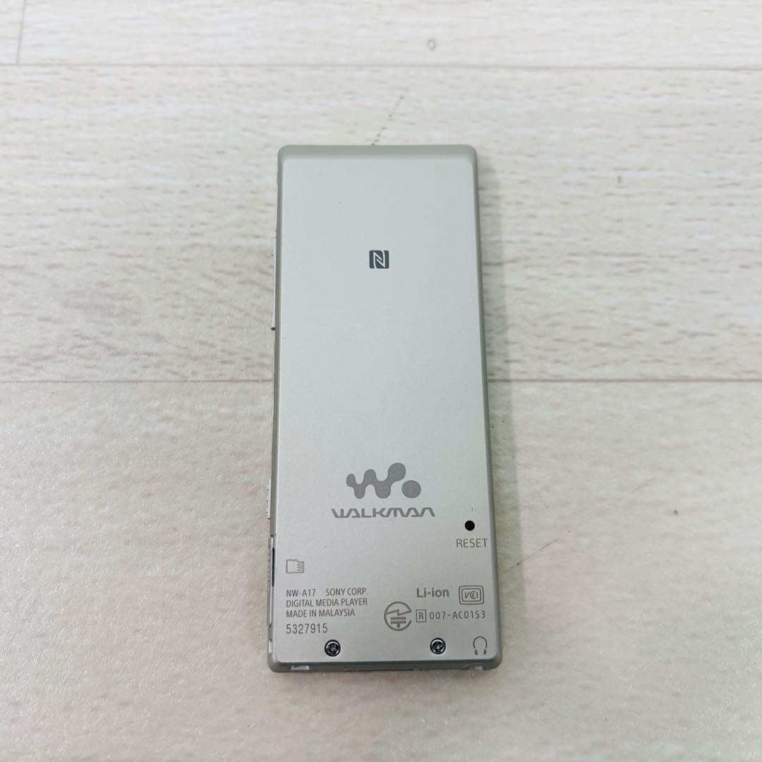 SONY ウォークマン NW-A17 シルバー 純正ケース付