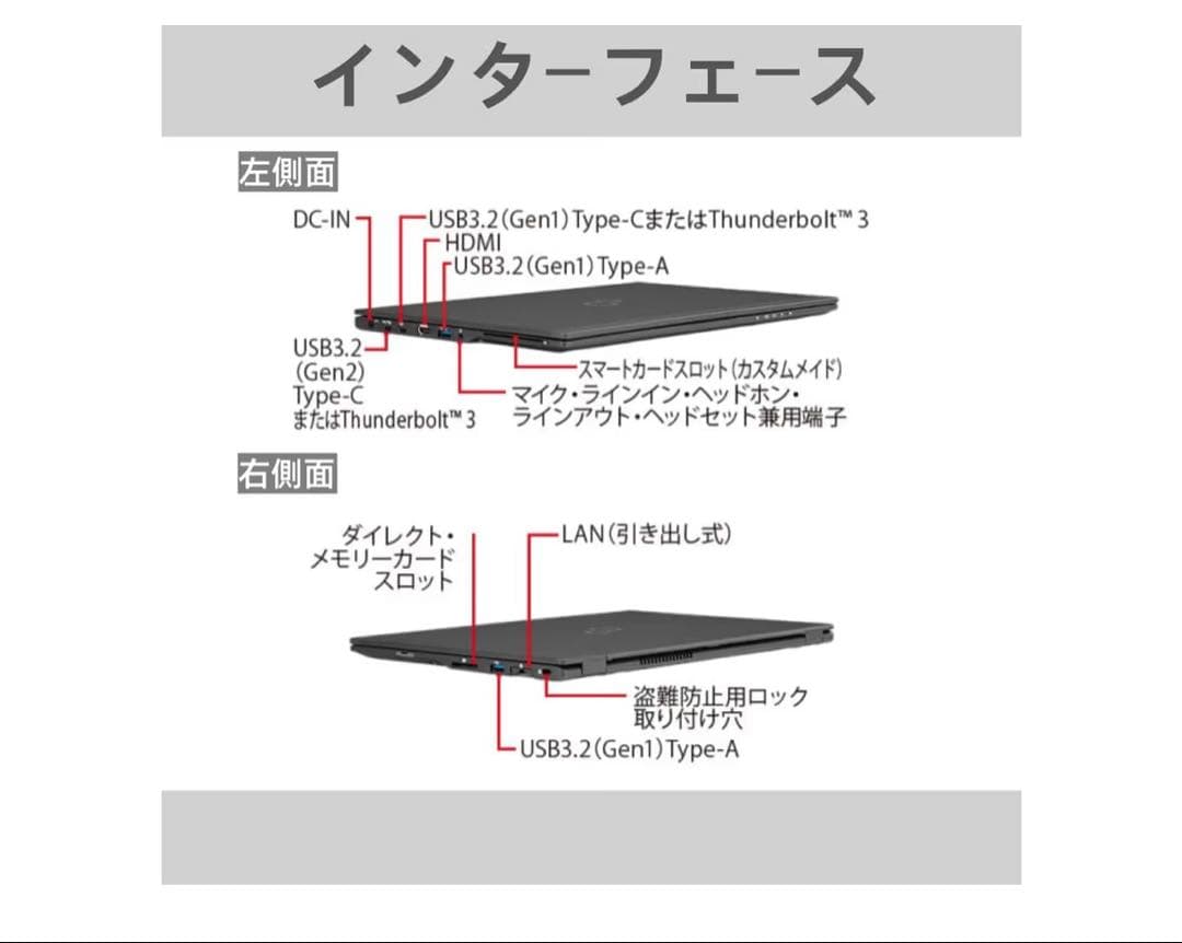 Fujitsu U9310 13.3型ノートPC