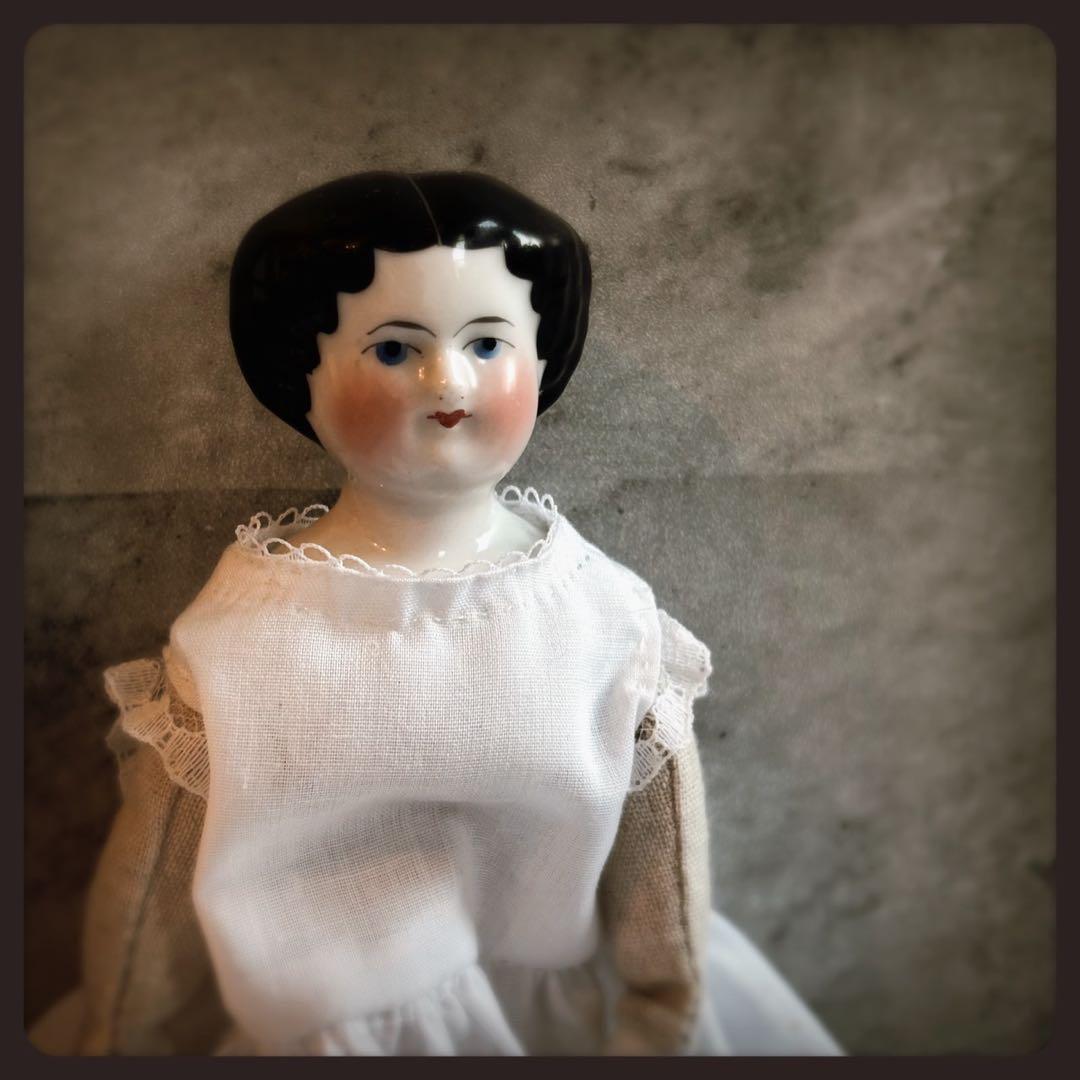 アンティーク チャイナヘッドドール　ビスクドール クラシカルスタイル