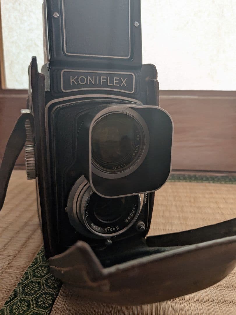 KONIFLEX 二眼レフカメラ レザーケース付き