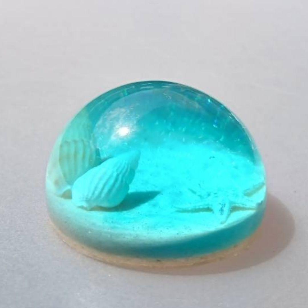 【 海のかけらドーム No.2172 】エポキシレジン オーシャンアート レジン