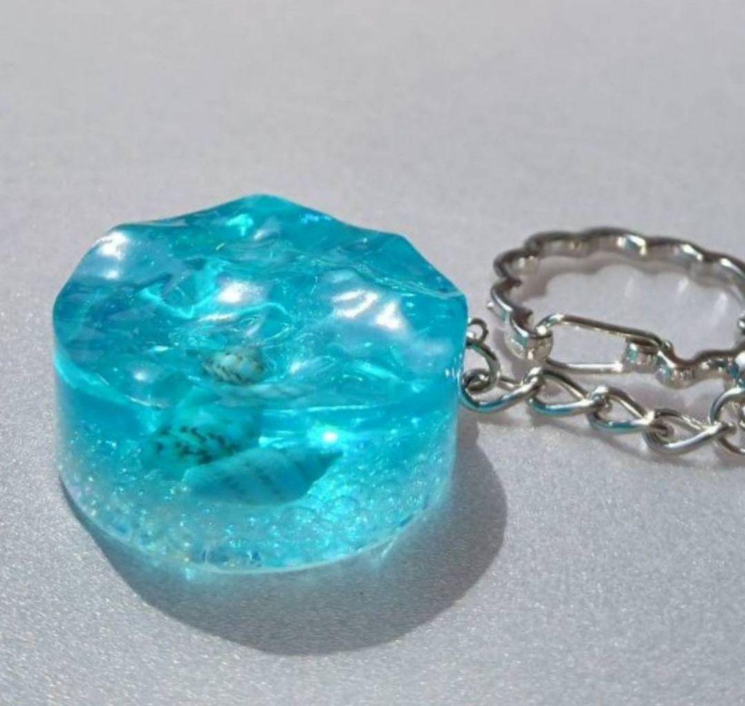 【 海のかけらドーム No.2172 】エポキシレジン オーシャンアート レジン