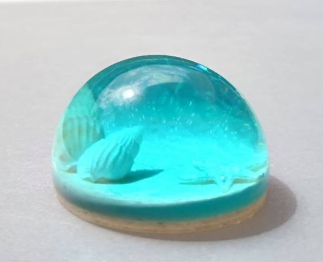 【 海のかけらドーム No.2172 】エポキシレジン オーシャンアート レジン