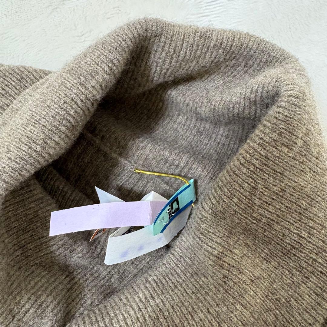 ドゥーズィエムクラス タートル　ロングニットワンピース goodvib　ブラウン