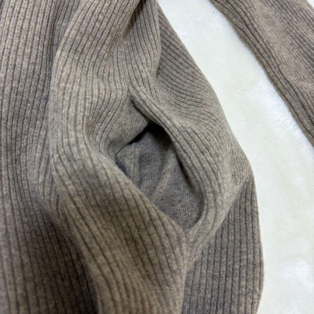 ドゥーズィエムクラス タートル　ロングニットワンピース goodvib　ブラウン