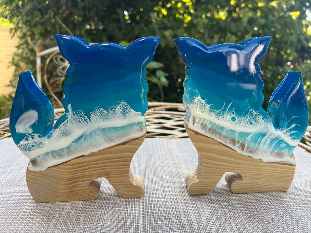 レジンアート海(星)