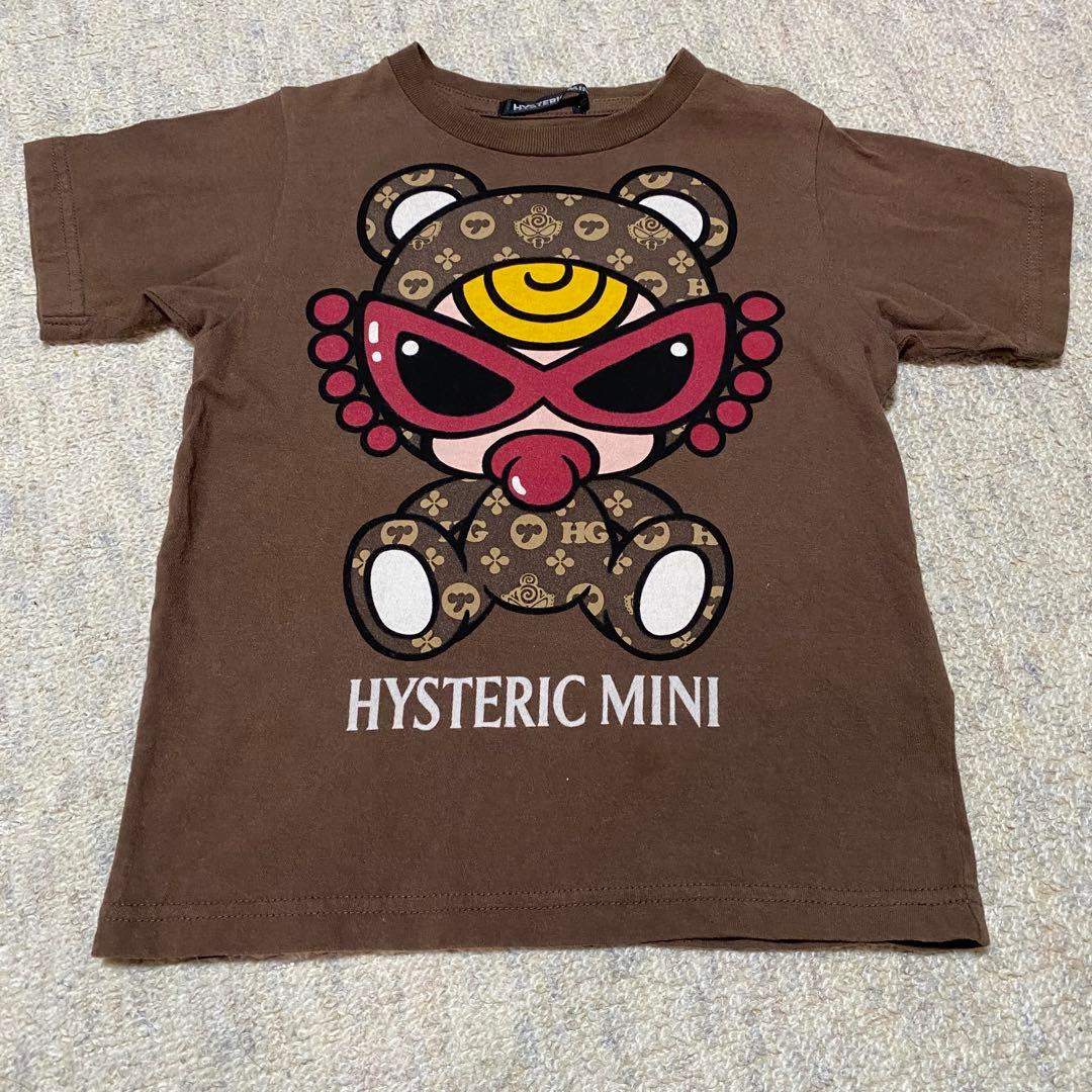 ヒスミニ テディ モノグラム Tシャツ 90cm ブラウン