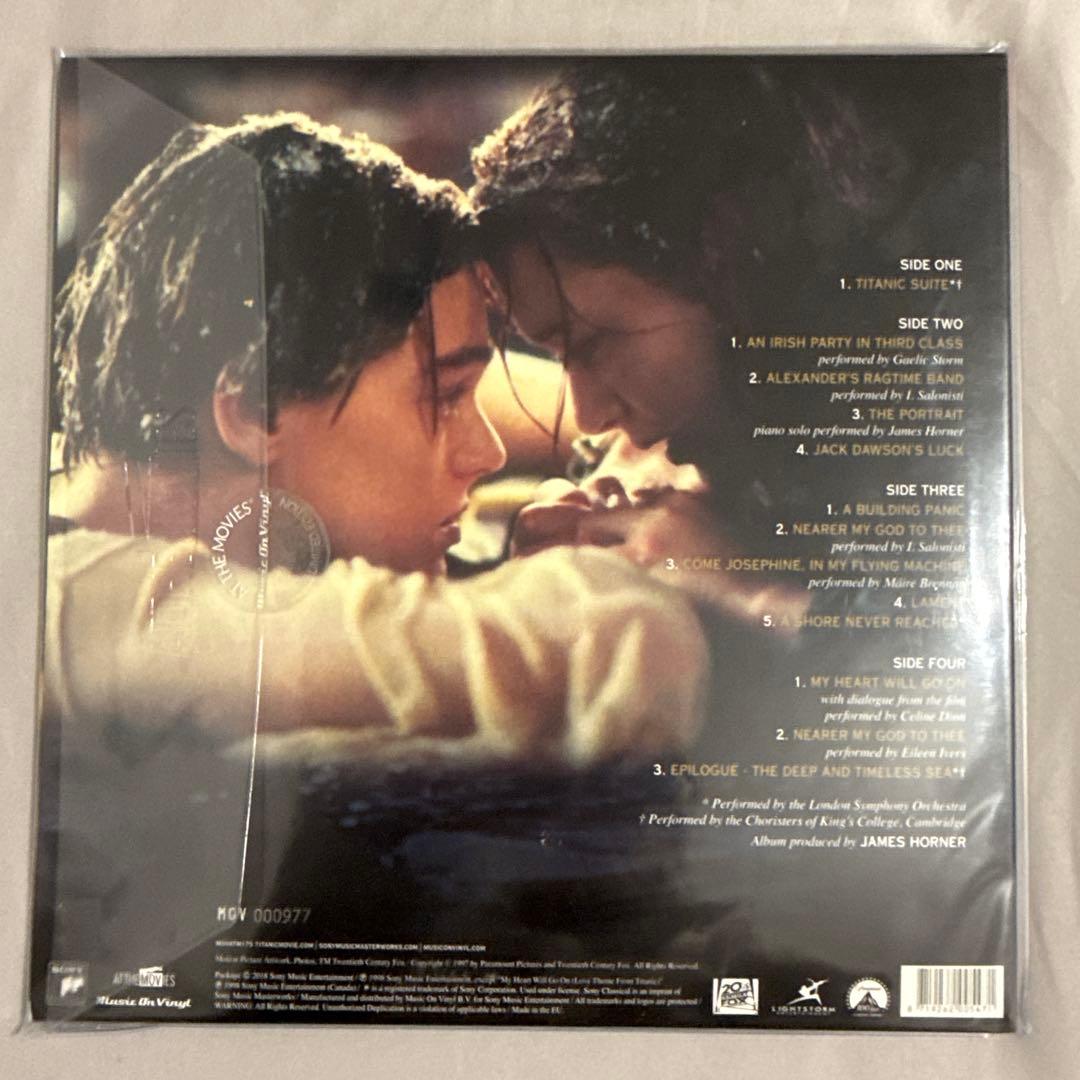 【希少・限定盤】タイタニック 金色盤 レコード Back To Titanic