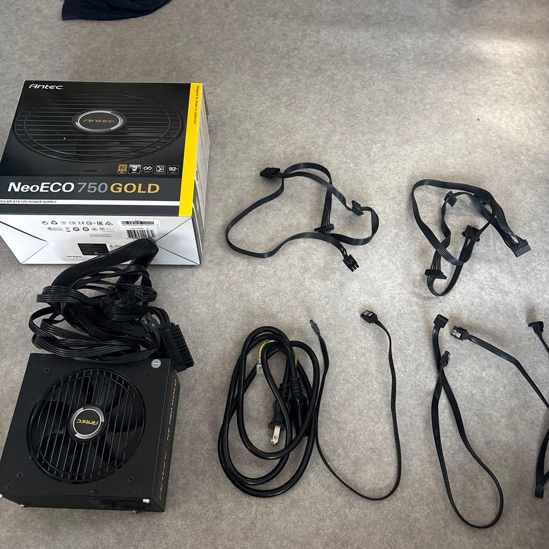 メモリ、空冷ファン、電源三点セット DDR4-2666 、NE750G、虎徹弐