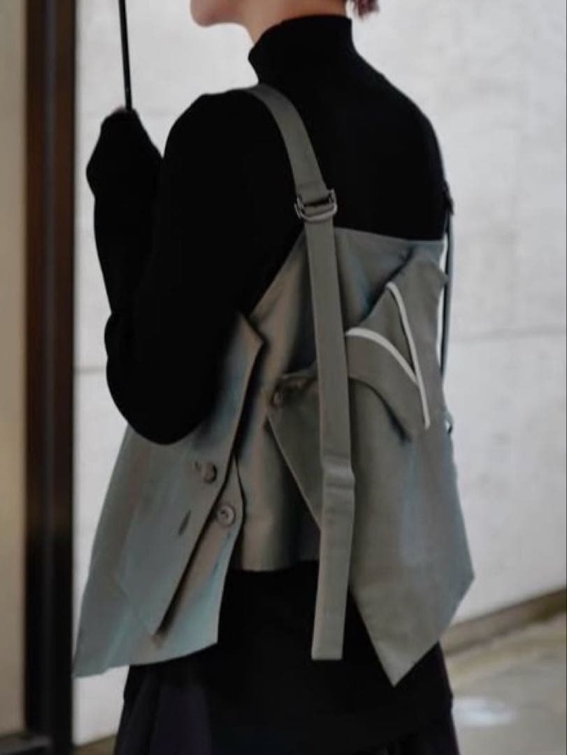 UN3D. VEST DOCKING BUSTIER キャミソール カーキ 36