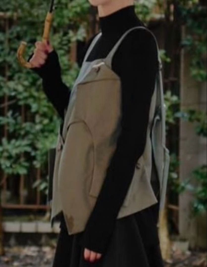 UN3D. VEST DOCKING BUSTIER キャミソール カーキ 36