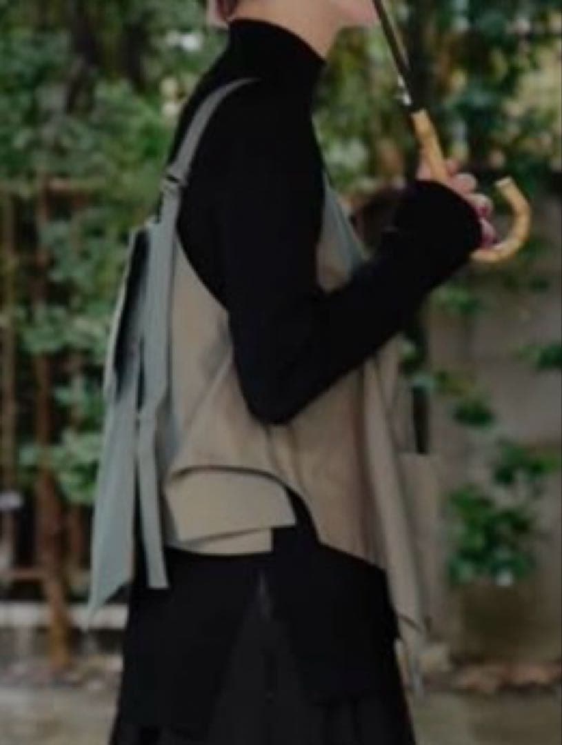 UN3D. VEST DOCKING BUSTIER キャミソール カーキ 36