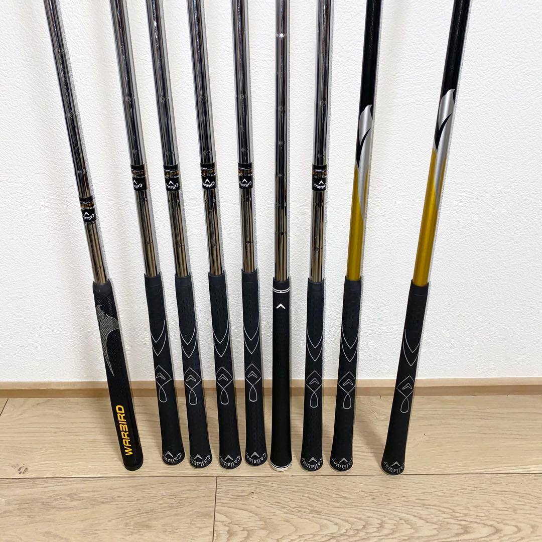 送料込キャロウェイ メンズ用ゴルフクラブ フルセット☆初心者S右キャディバッグ付