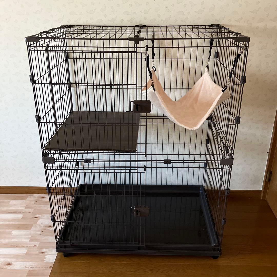 アイリスオーヤマ コンビネーションサークル2段 連結セット ハンモック