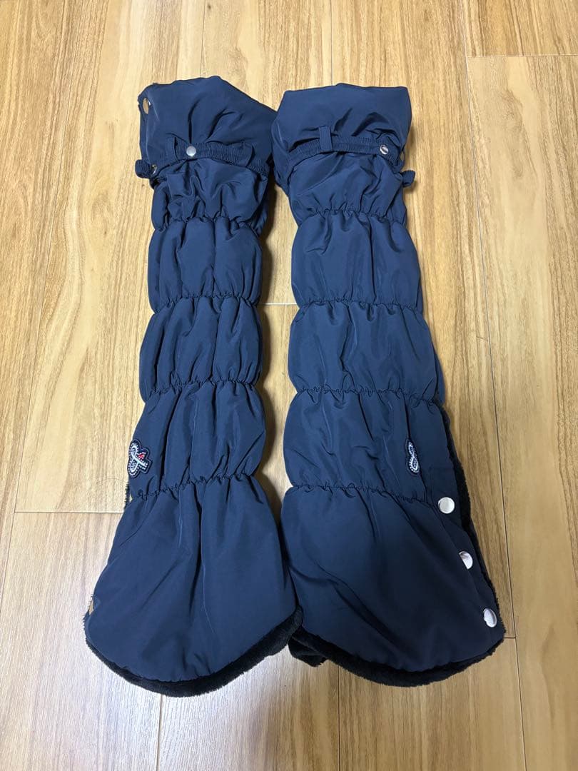 も*ダ様 and per se 中綿レッグウォーマー　ネイビー