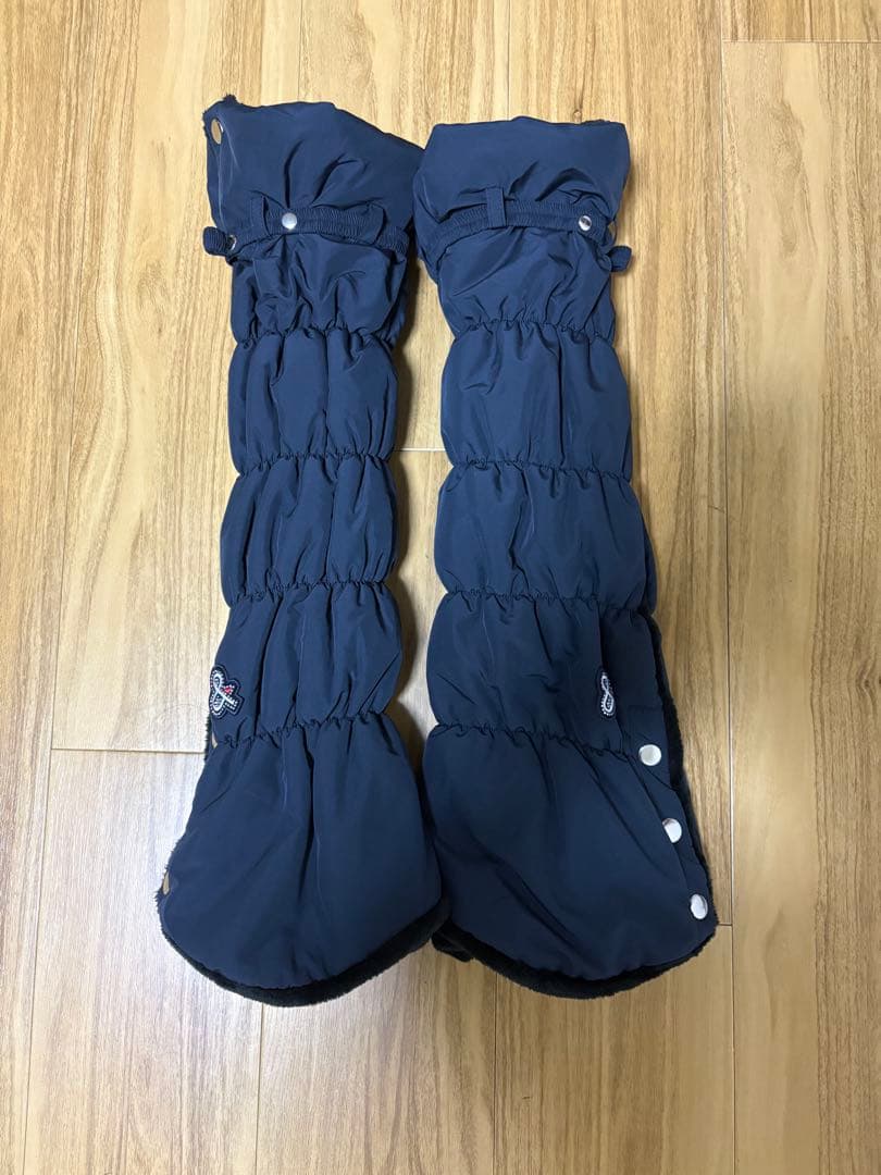 も*ダ様 and per se 中綿レッグウォーマー　ネイビー