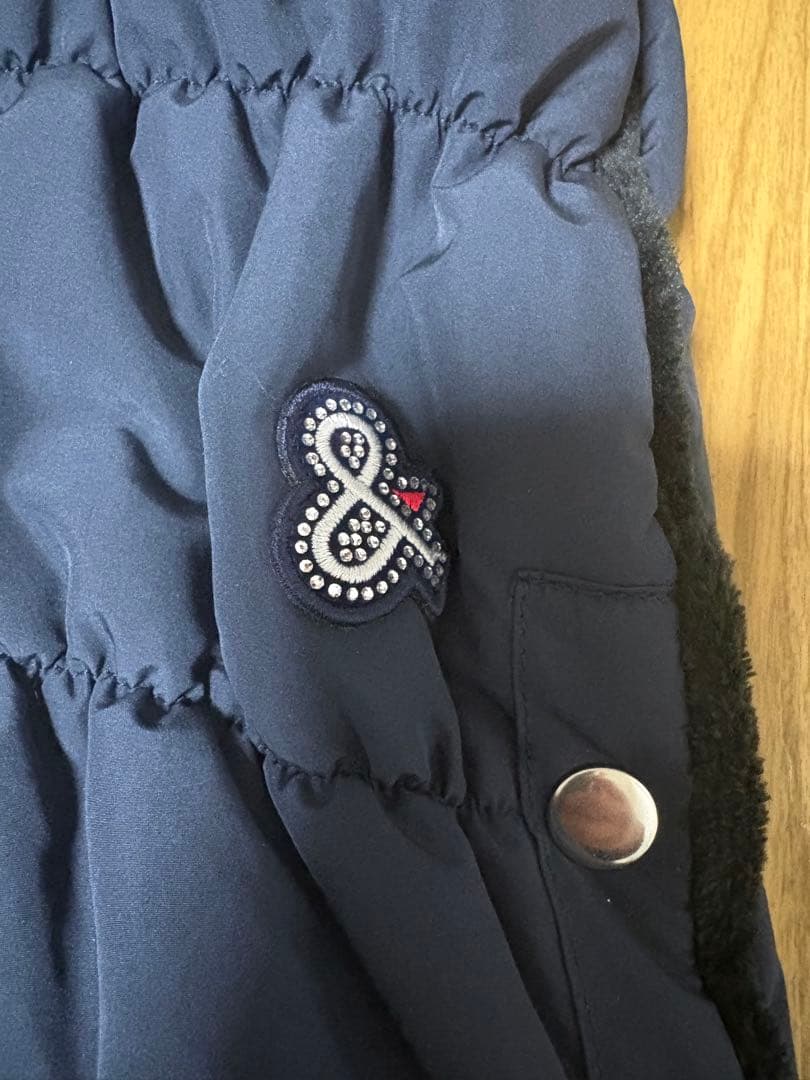 も*ダ様 and per se 中綿レッグウォーマー　ネイビー