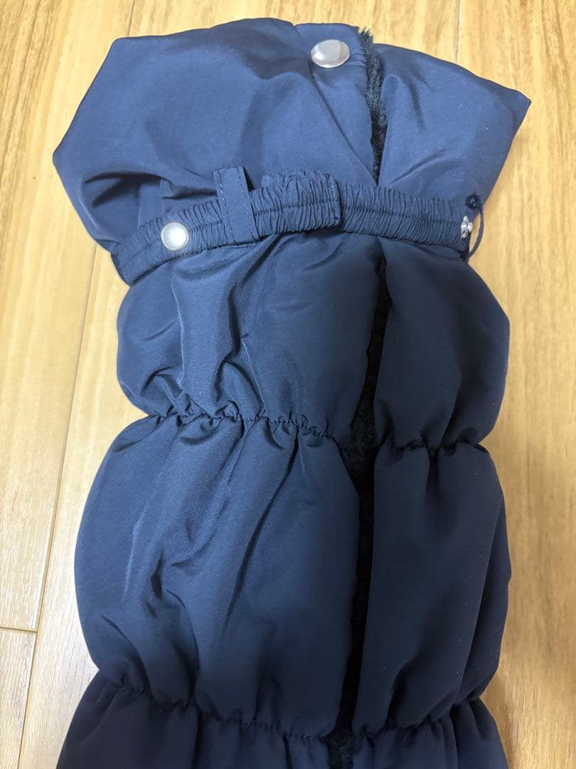 も*ダ様 and per se 中綿レッグウォーマー　ネイビー