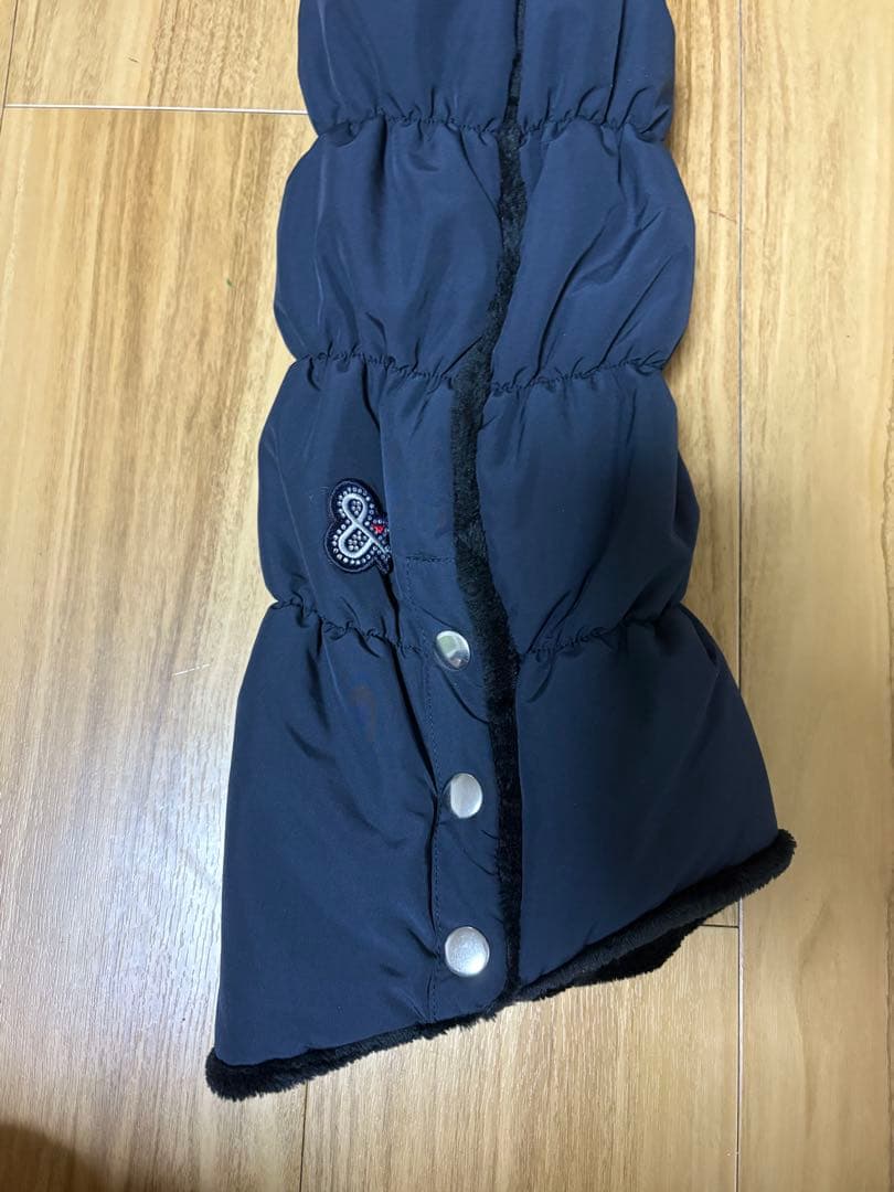 も*ダ様 and per se 中綿レッグウォーマー　ネイビー