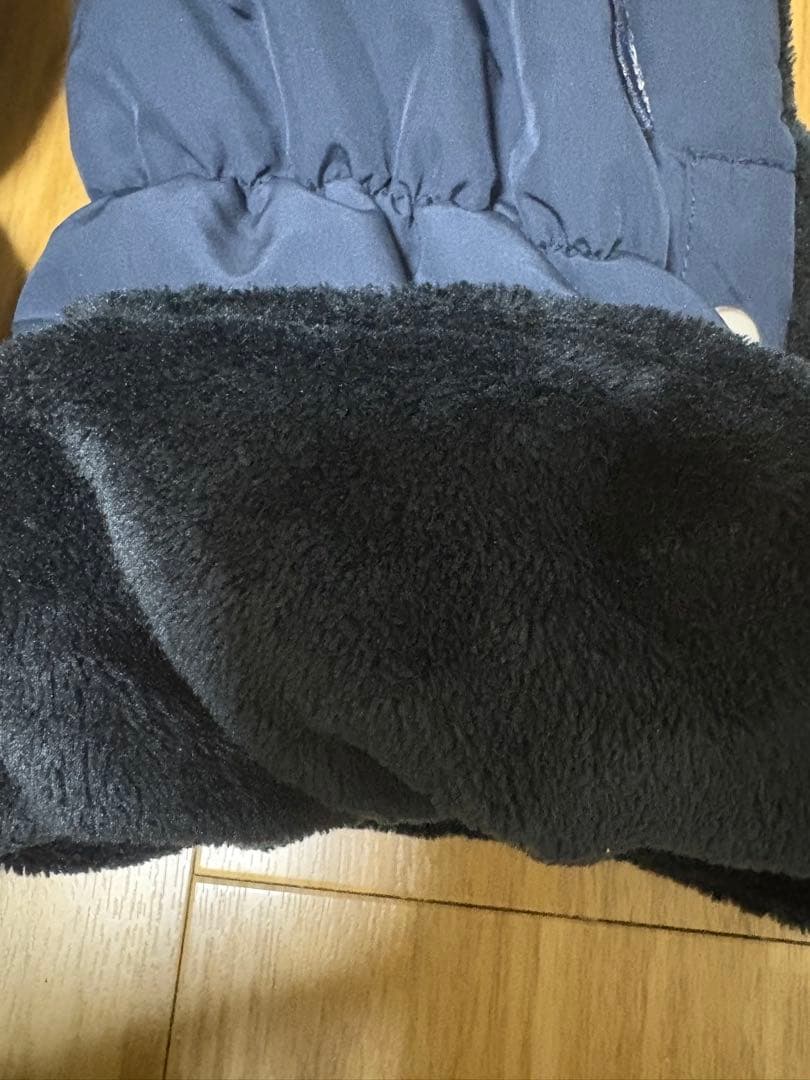 も*ダ様 and per se 中綿レッグウォーマー　ネイビー