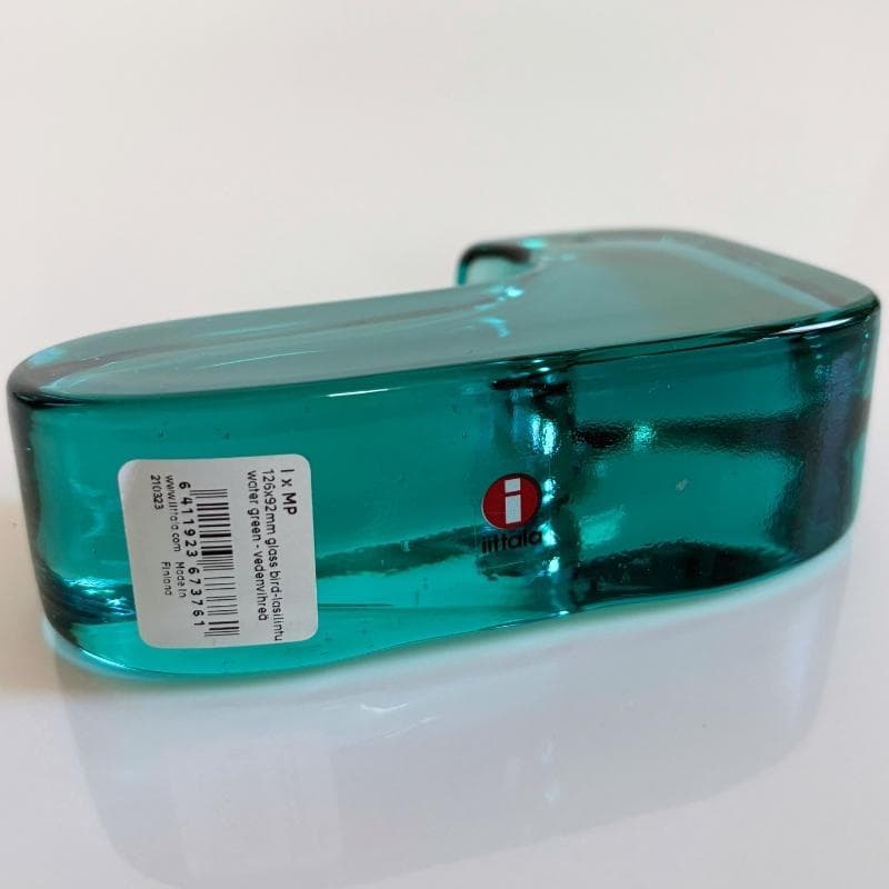 ×mina perhonen イッタラ ガラスバード緑+フクロウ