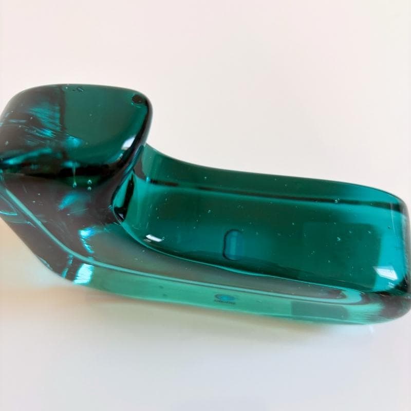 ×mina perhonen イッタラ ガラスバード緑+フクロウ