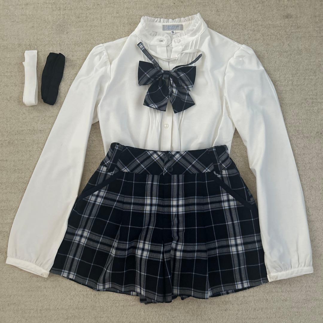 KUMIKYOKU 150㎝ TL ブラウス カーディガン キュロット