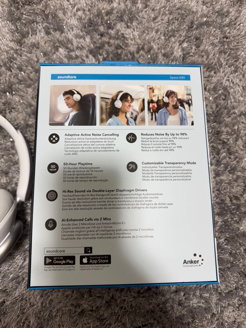 Anker Soundcore space Q45ワイヤレスヘッドホン