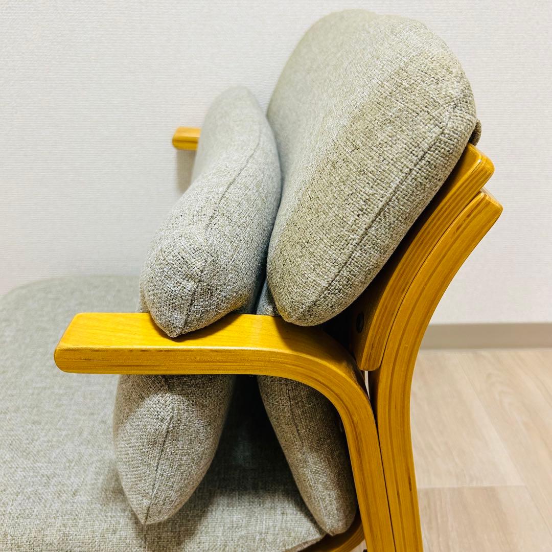 【美品】 通販生活 楽座椅子 カタログハウス　座椅子 クッション