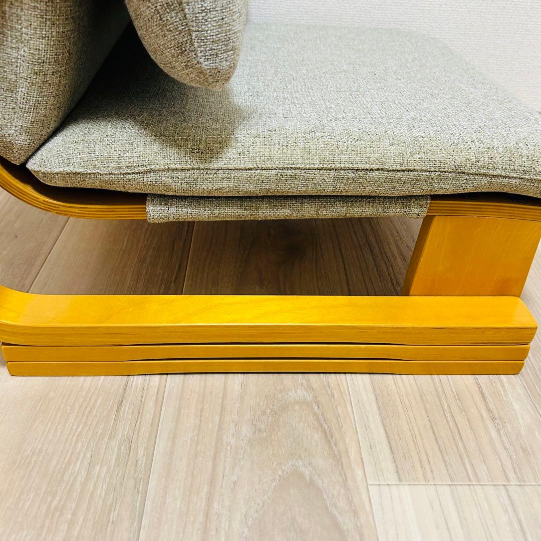 【美品】 通販生活 楽座椅子 カタログハウス　座椅子 クッション