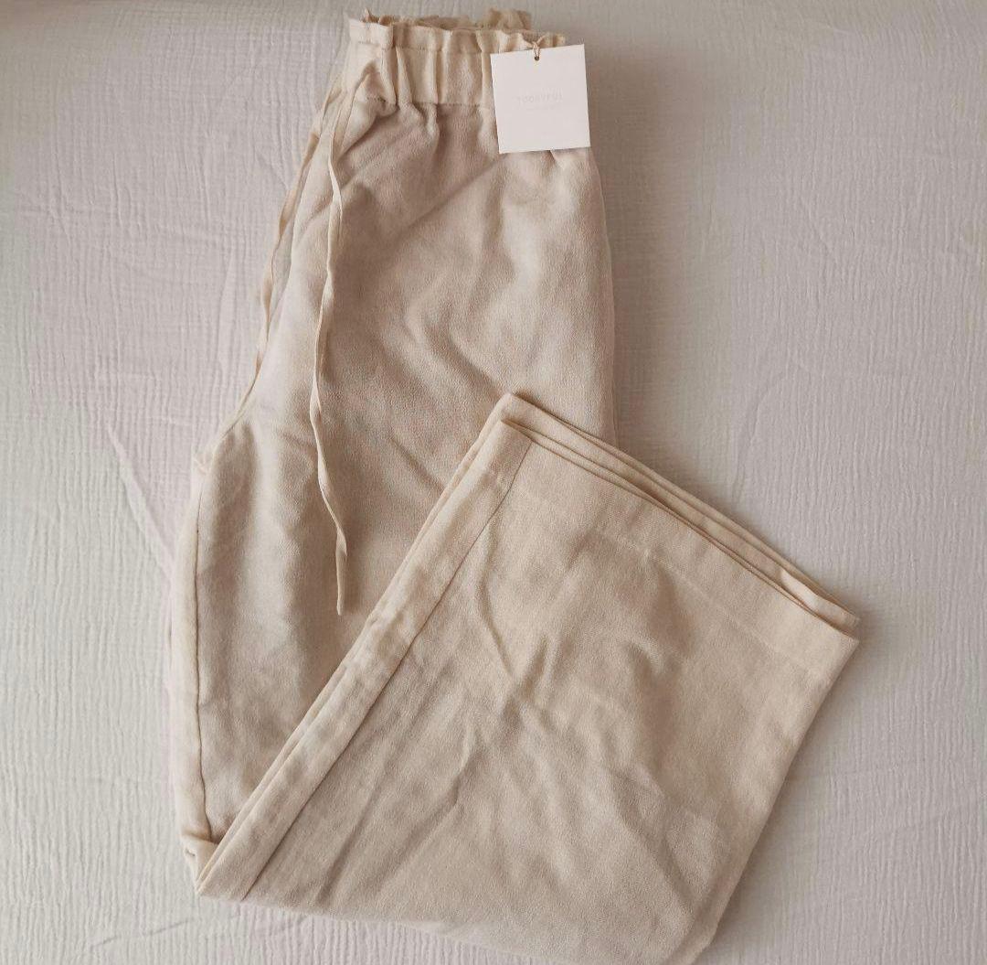 todayful トゥデイフルソフトウールパンツ ワイド