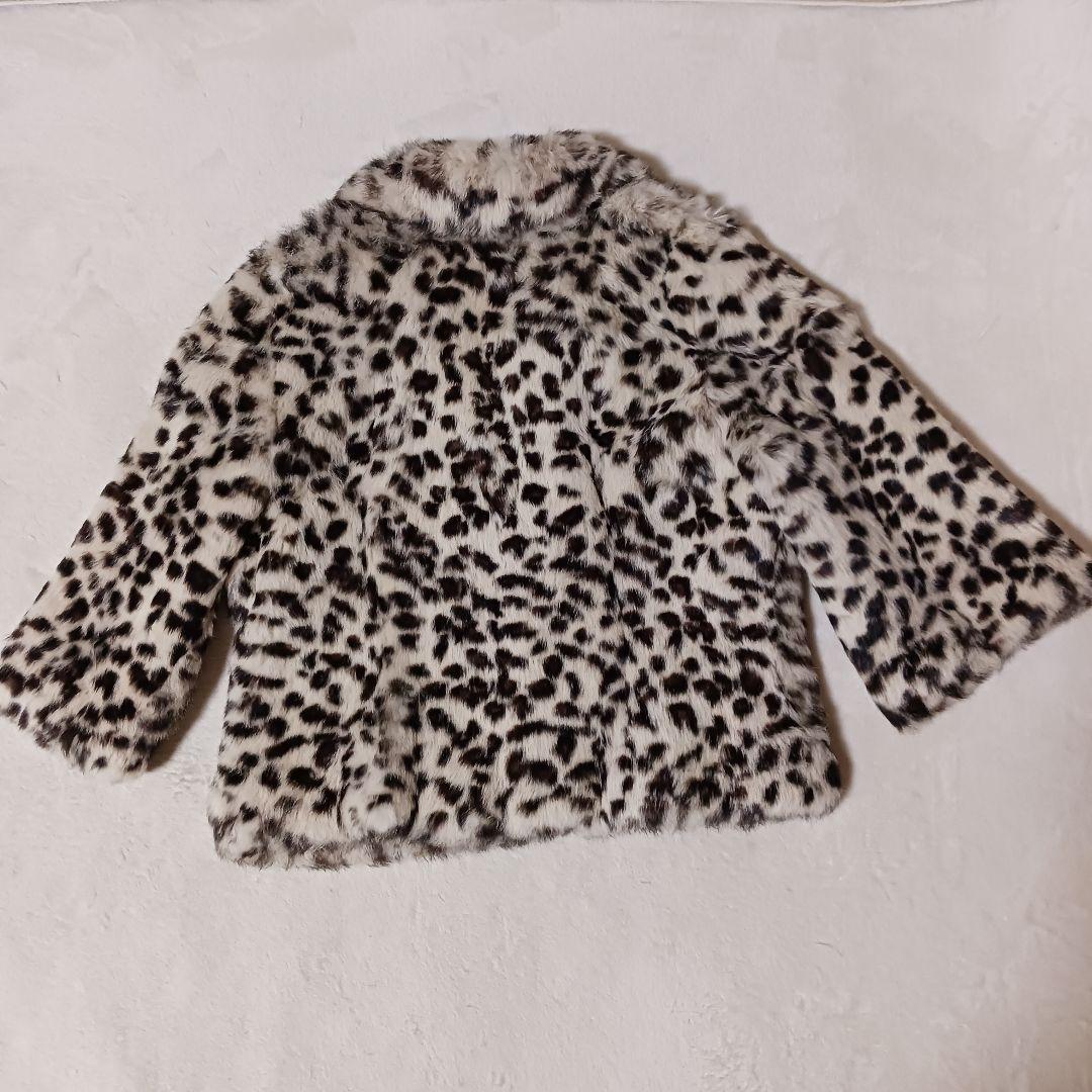 RoseTiara リアルファー レオパードコート　ラビット　ローズティアラ42