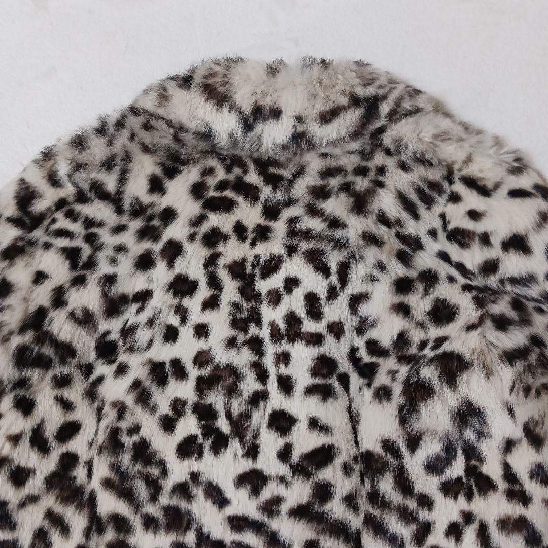 RoseTiara リアルファー レオパードコート　ラビット　ローズティアラ42