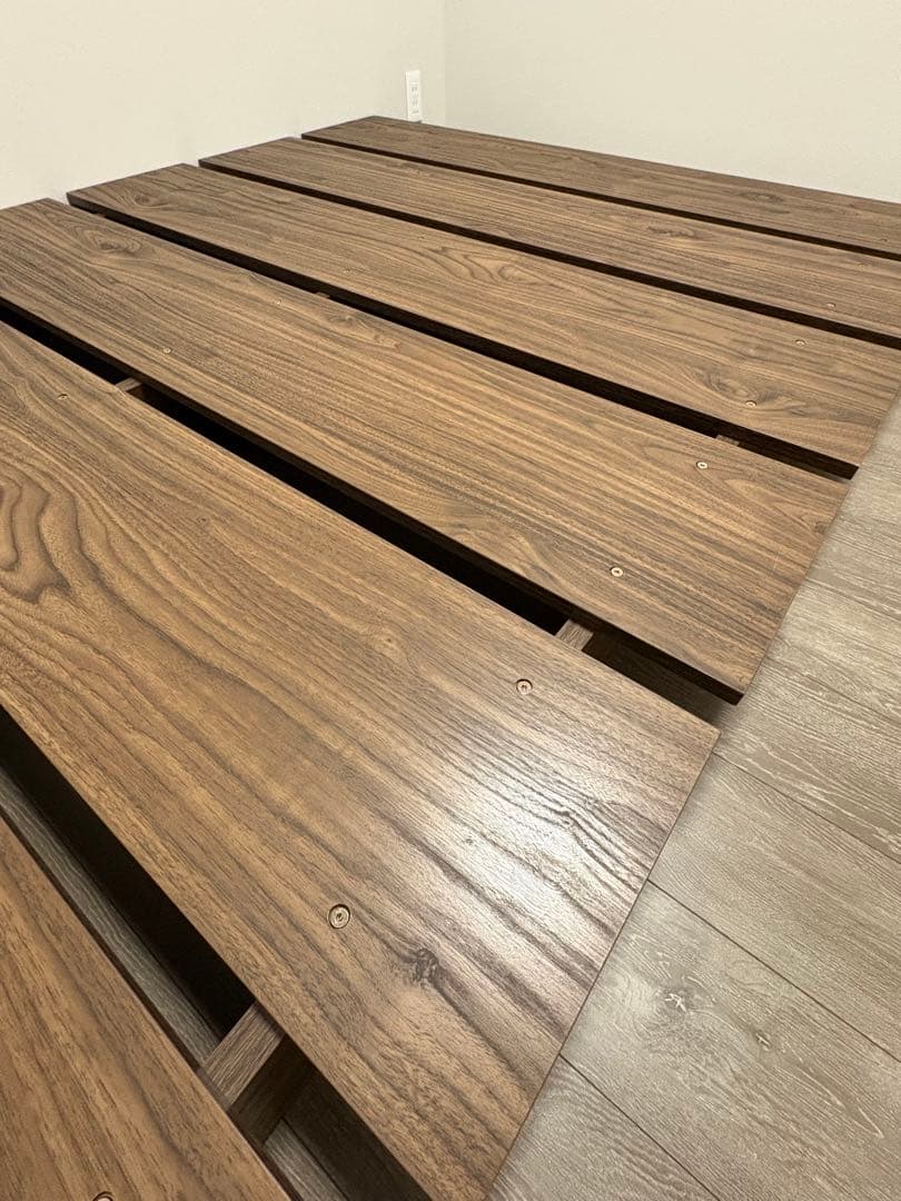 LOWYA ロウヤ ベッド ベッドフレーム　ダブル　すのこベッド