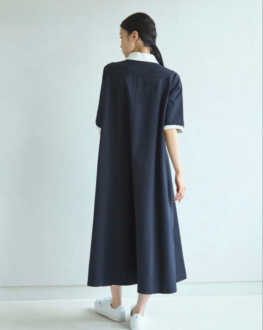 【0サイズ】foufou トラックポロワンピース