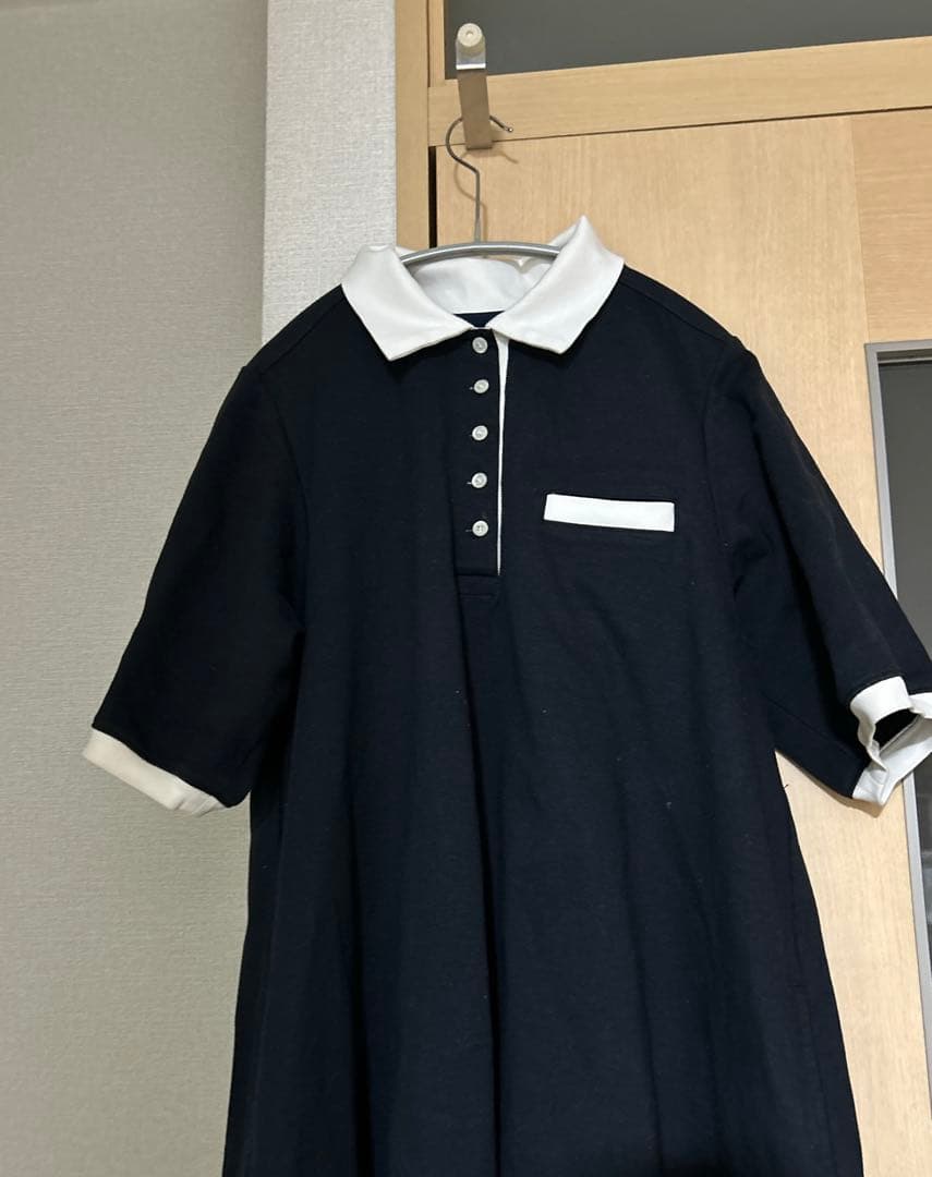 【0サイズ】foufou トラックポロワンピース