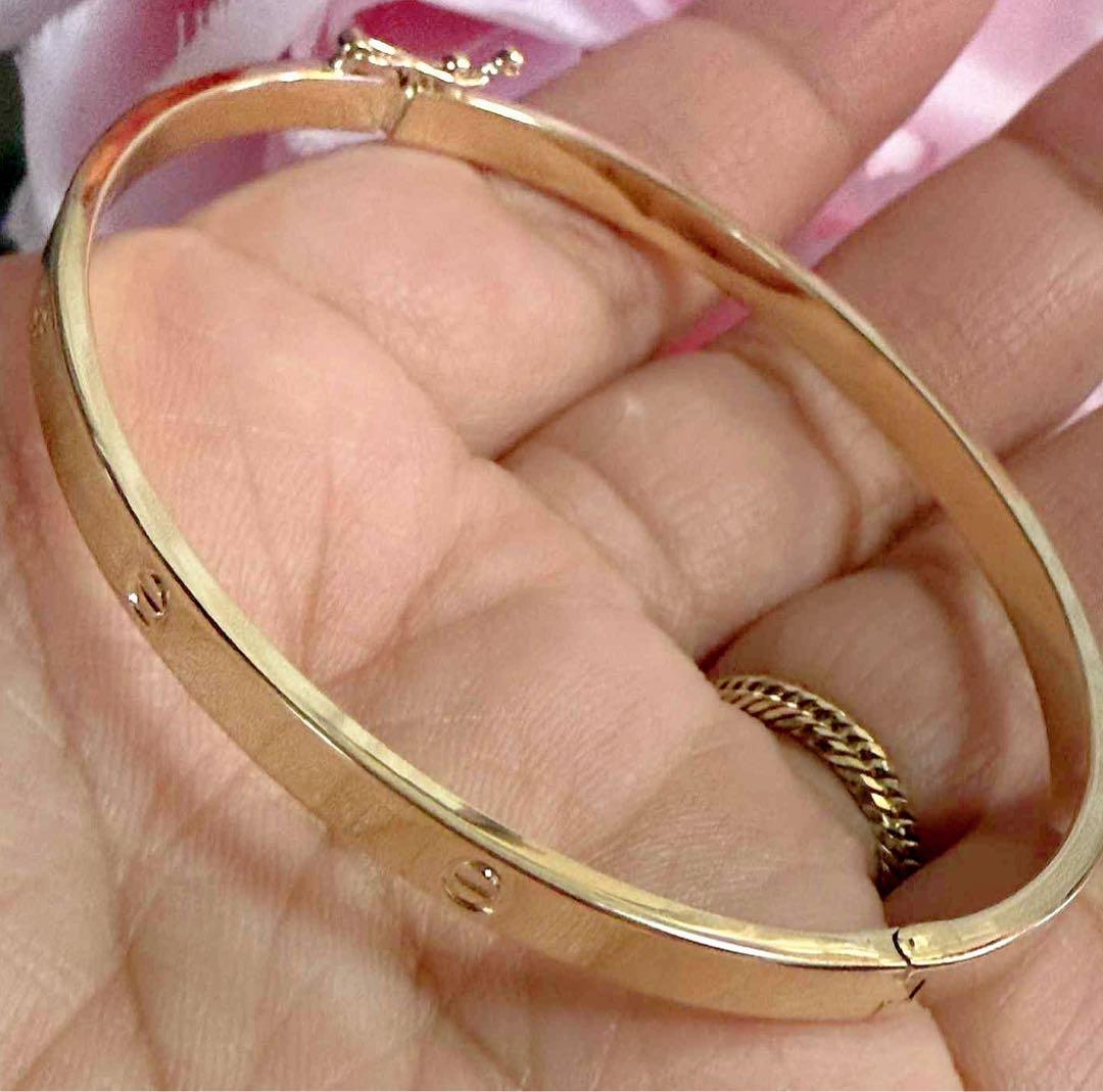 K18 バングルブレスレット