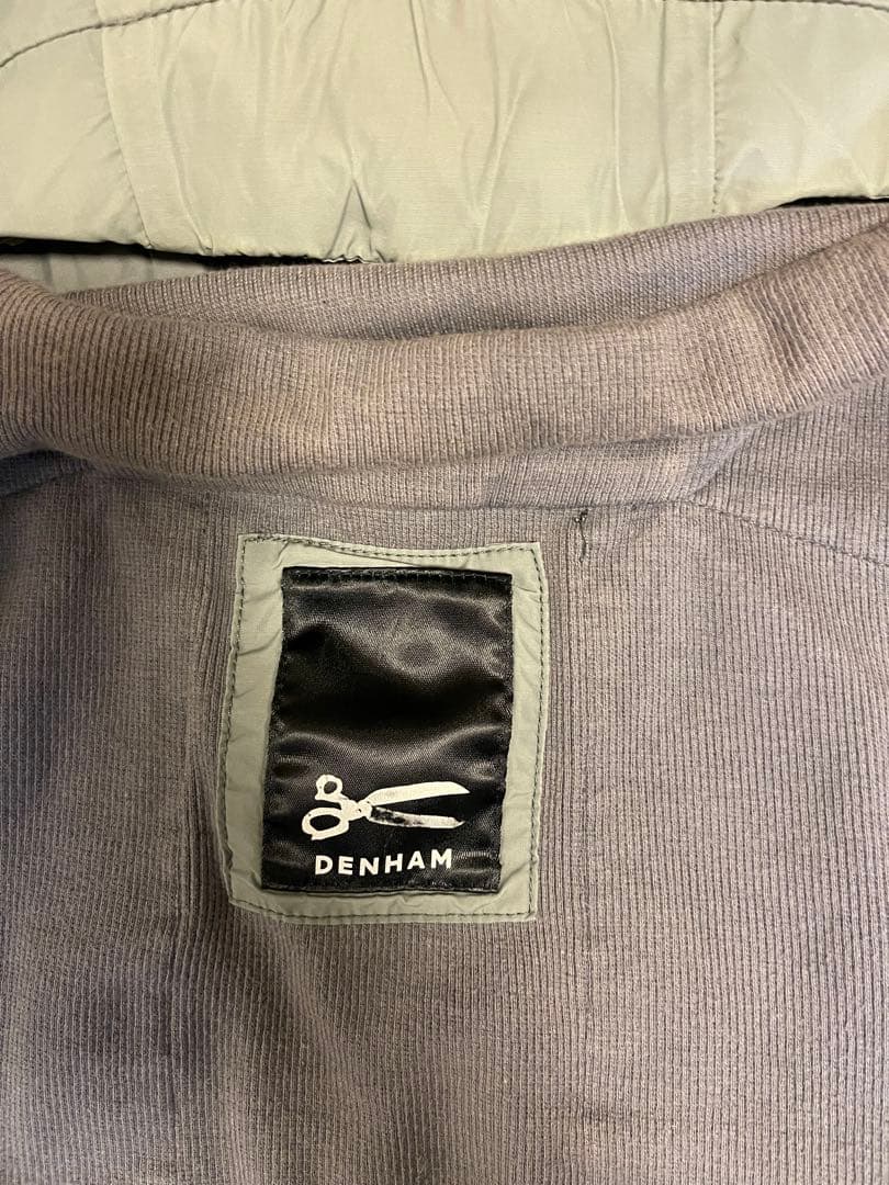 デンハム　ミリタリー風コート　グレー　 Mサイズ 春秋物　レインコート