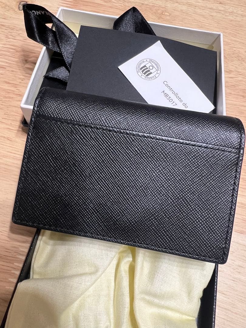 【新品】MONTBLANC モンブラン カードケース 名刺入れ　付属品付き