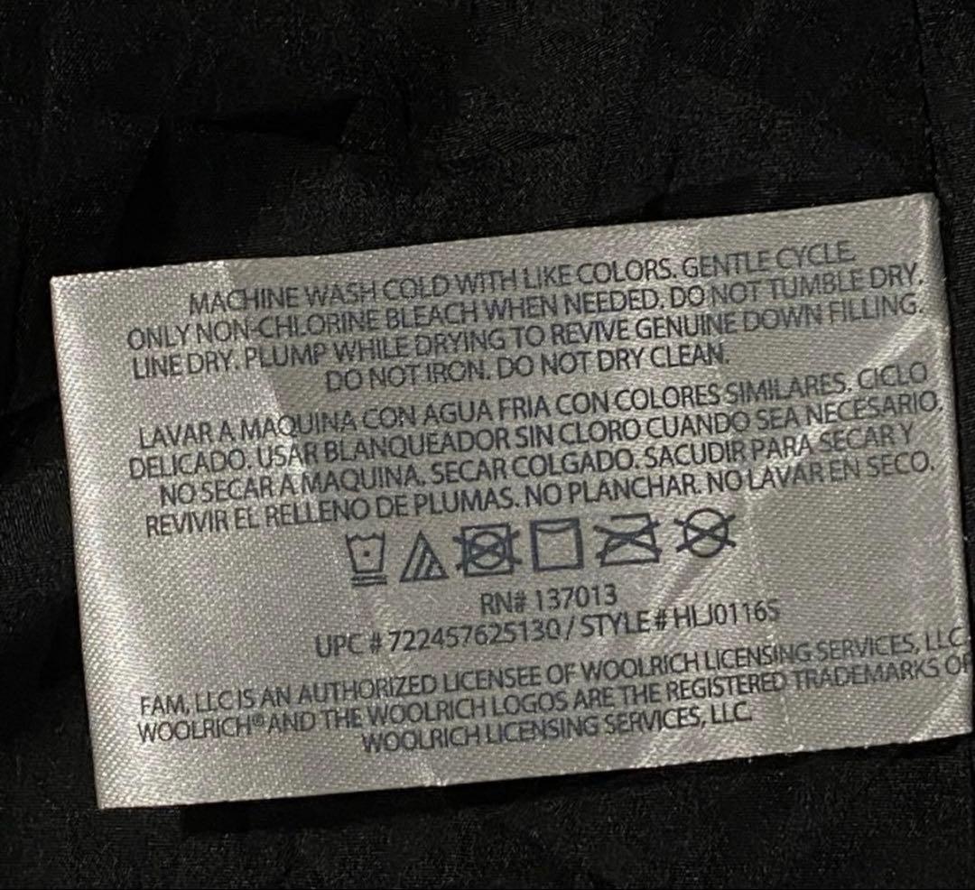 WOOL RICH ウールリッチ ダウンベスト 無地 ノームコア Y2K 黒