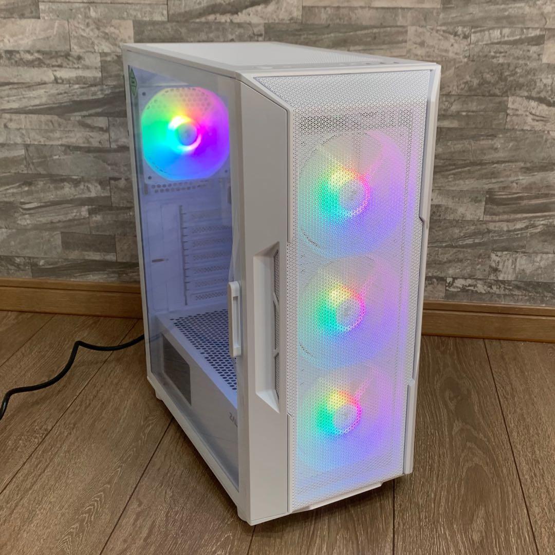 【ハイグレード】 RTX2080搭載ゲーミングPCフルセットホワイト