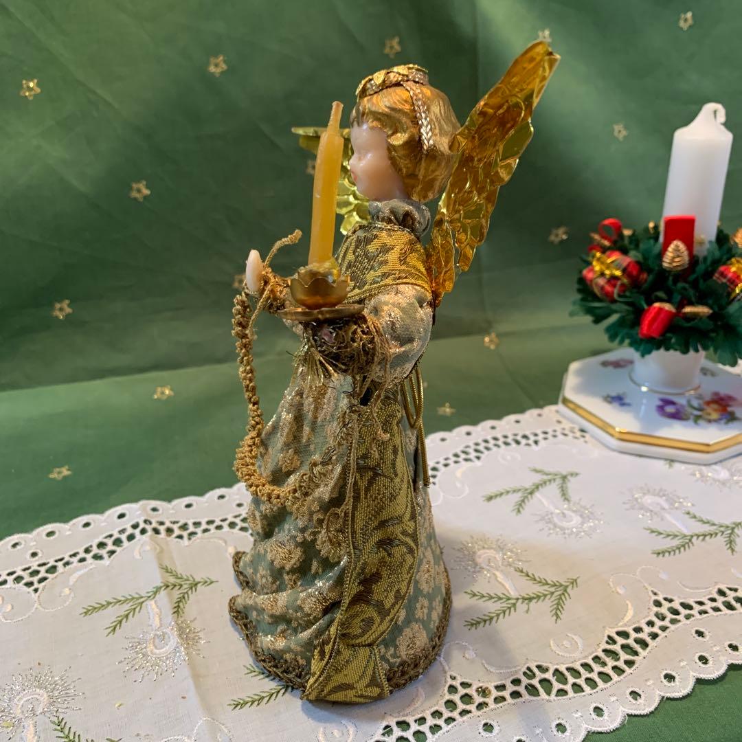 西ドイツ製　レア・ビンテージのkoestel社の蝋燭を持つ天使！可愛い！