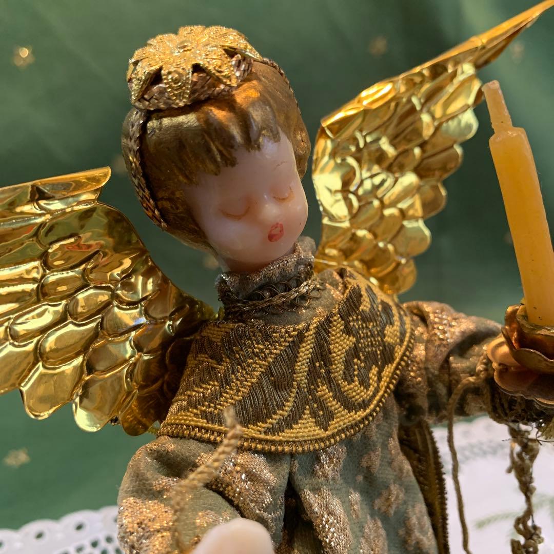 西ドイツ製　レア・ビンテージのkoestel社の蝋燭を持つ天使！可愛い！