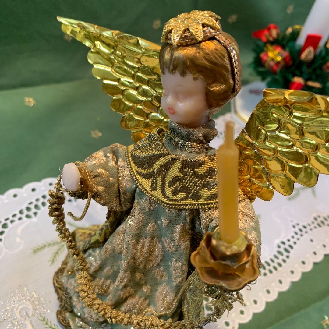 西ドイツ製　レア・ビンテージのkoestel社の蝋燭を持つ天使！可愛い！